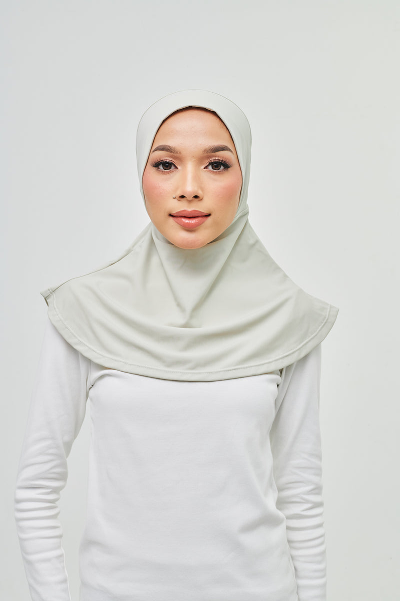 Swim Hijab - Fog Gray