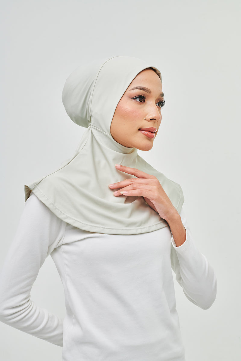 Swim Hijab - Fog Gray