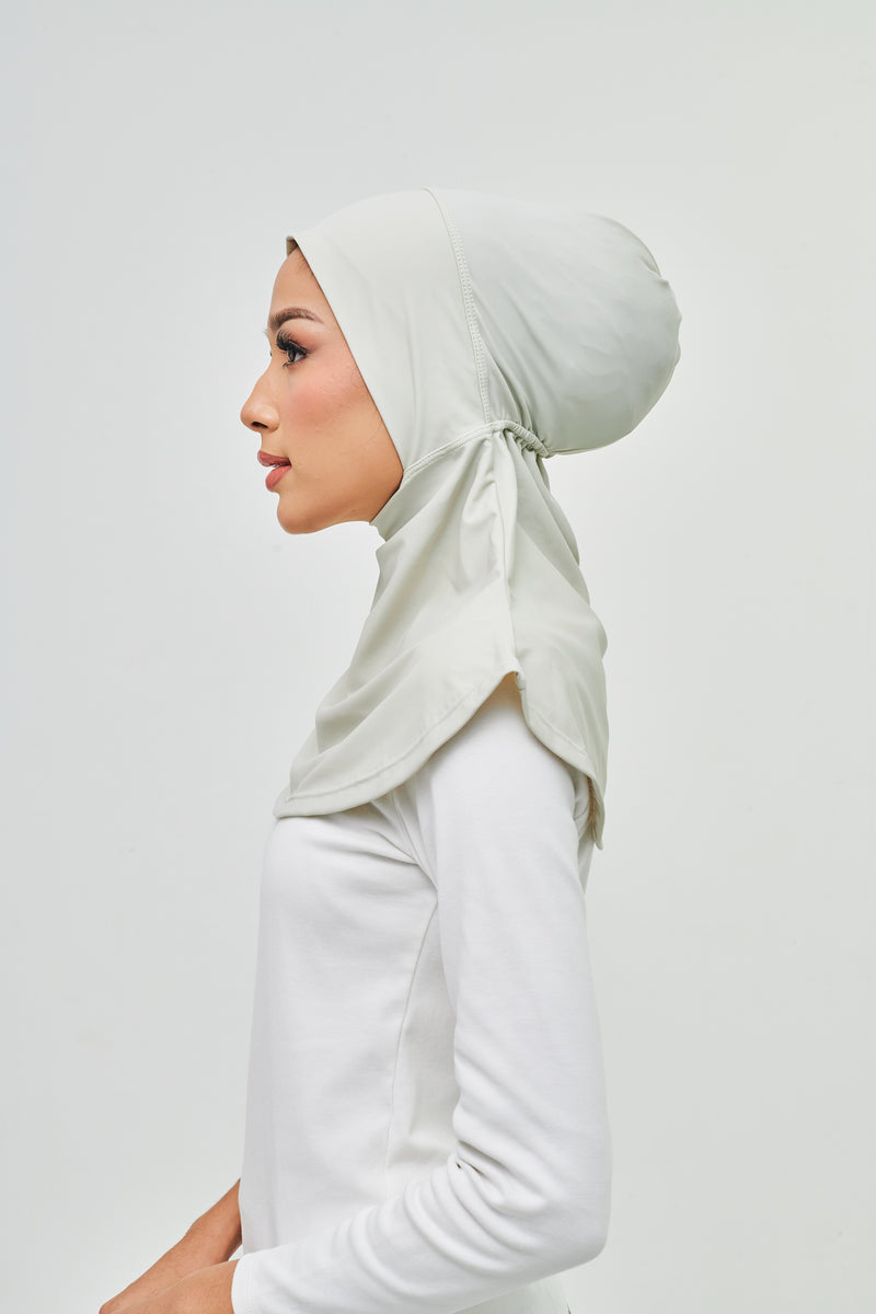 Swim Hijab - Fog Gray