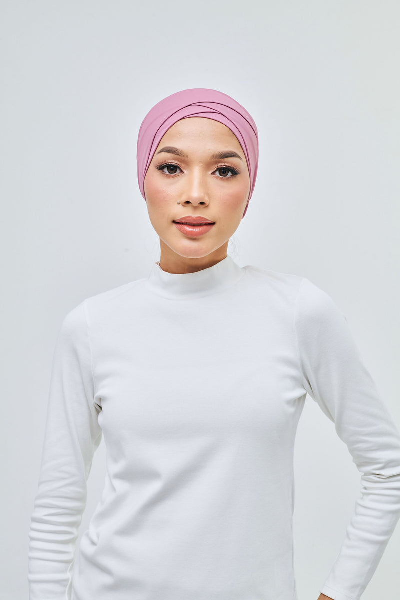 Swim Turban 2.0 - Rosewood Pink