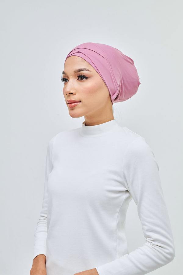 Swim Turban 2.0 - Rosewood Pink