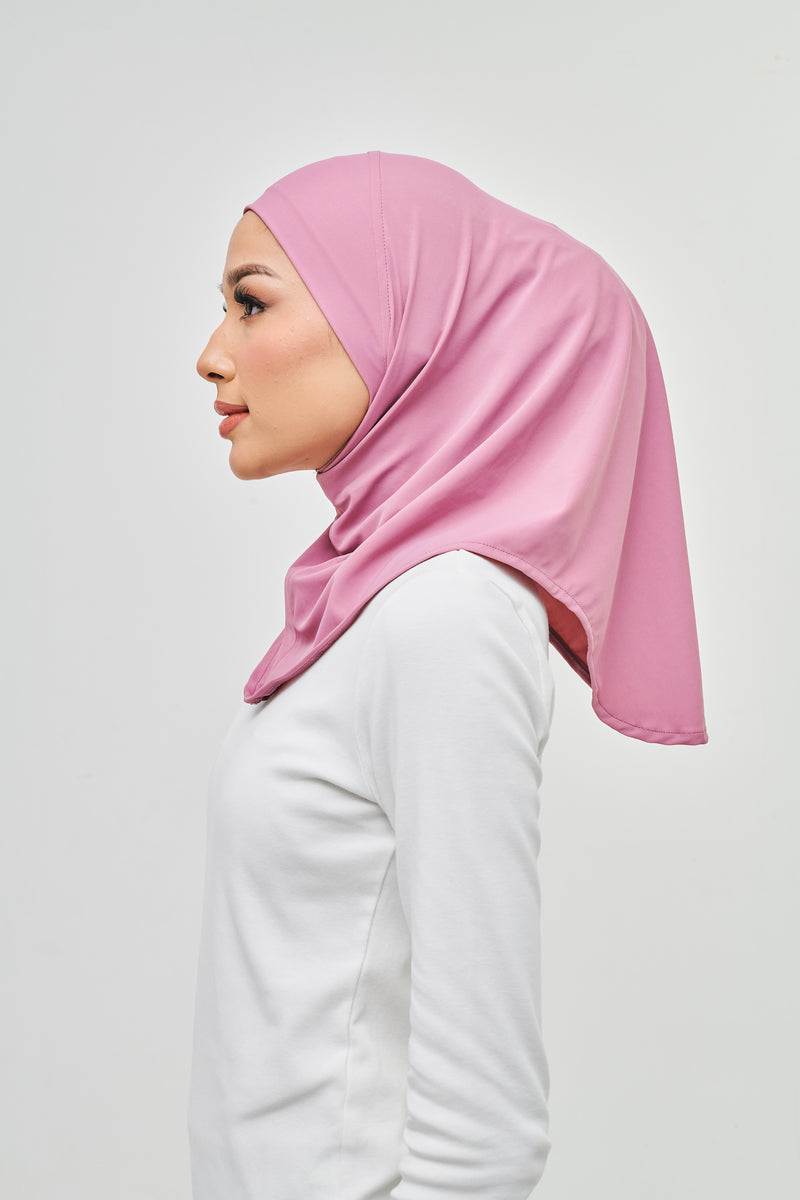 Swim Hijab 2.0 - Rosewood Pink
