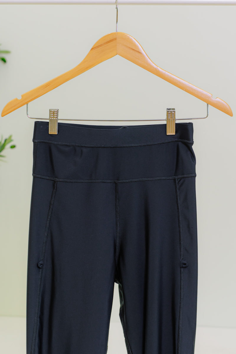 Slim Swim Tights in Black