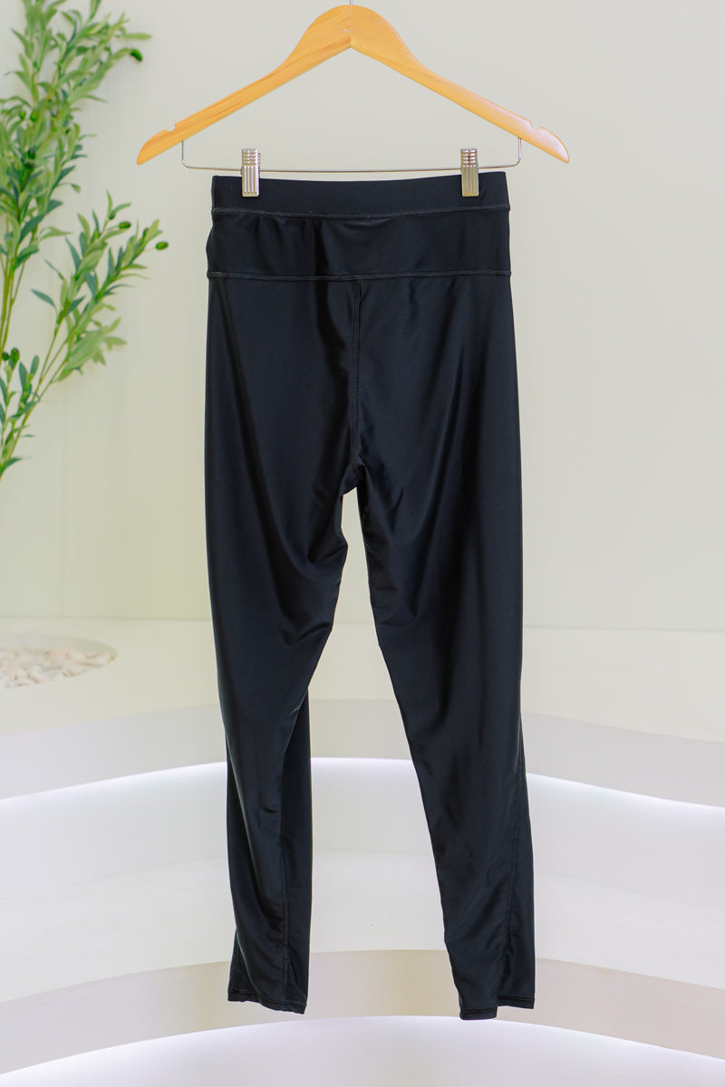 Slim Swim Tights in Black