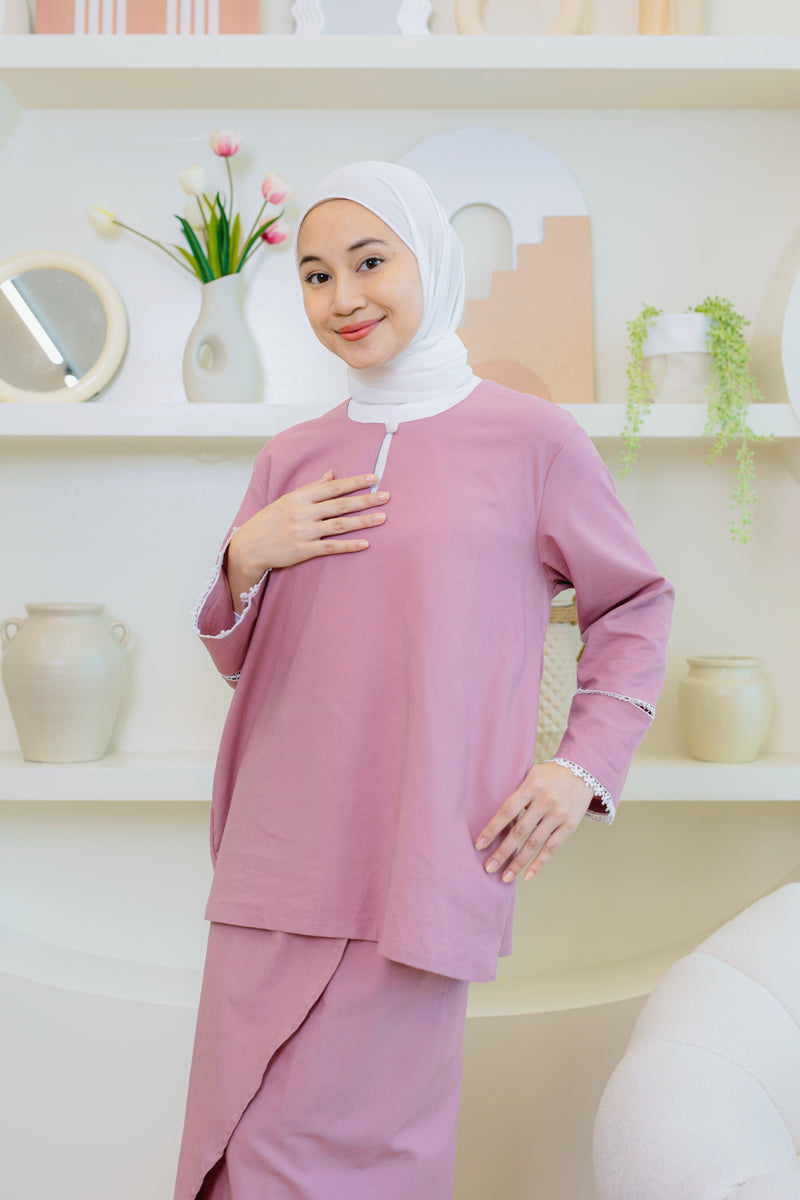 MAYA KURUNG IN PINK ROSE