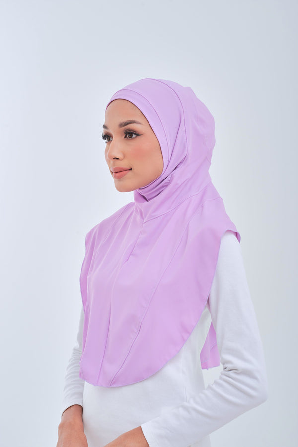 Maxi Swim Hijab - Lilac