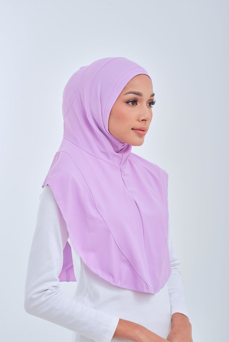 Maxi Swim Hijab - Lilac