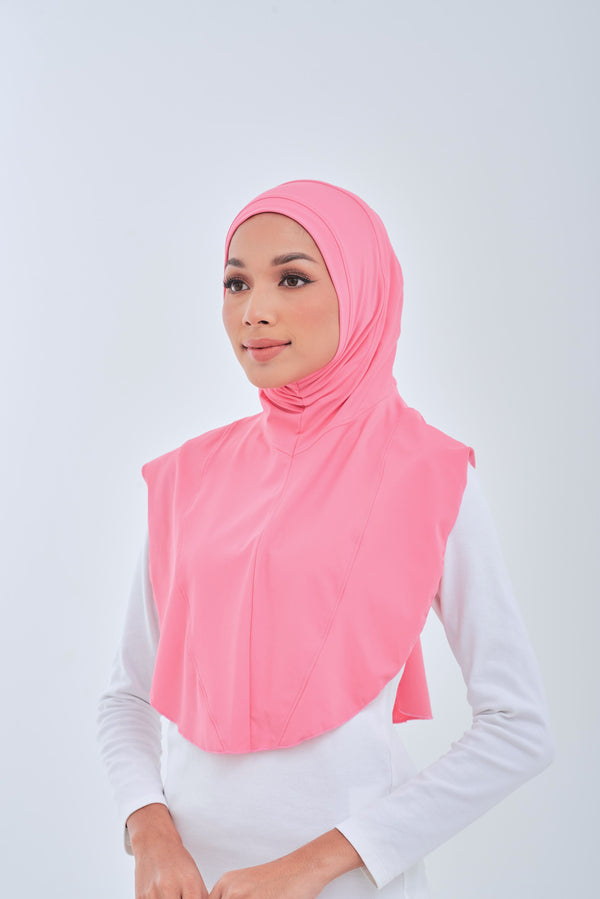 Maxi Swim Hijab - Bubblegum