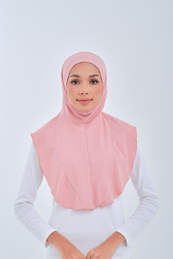 Maxi Swim Hijab - Dusty Pink