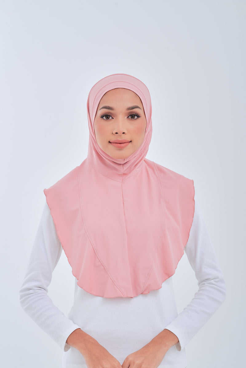 Maxi Swim Hijab - Dusty Pink