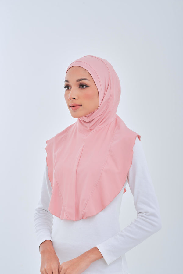 Maxi Swim Hijab - Dusty Pink