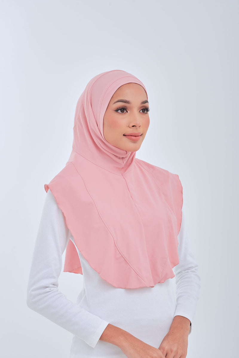 Maxi Swim Hijab - Dusty Pink