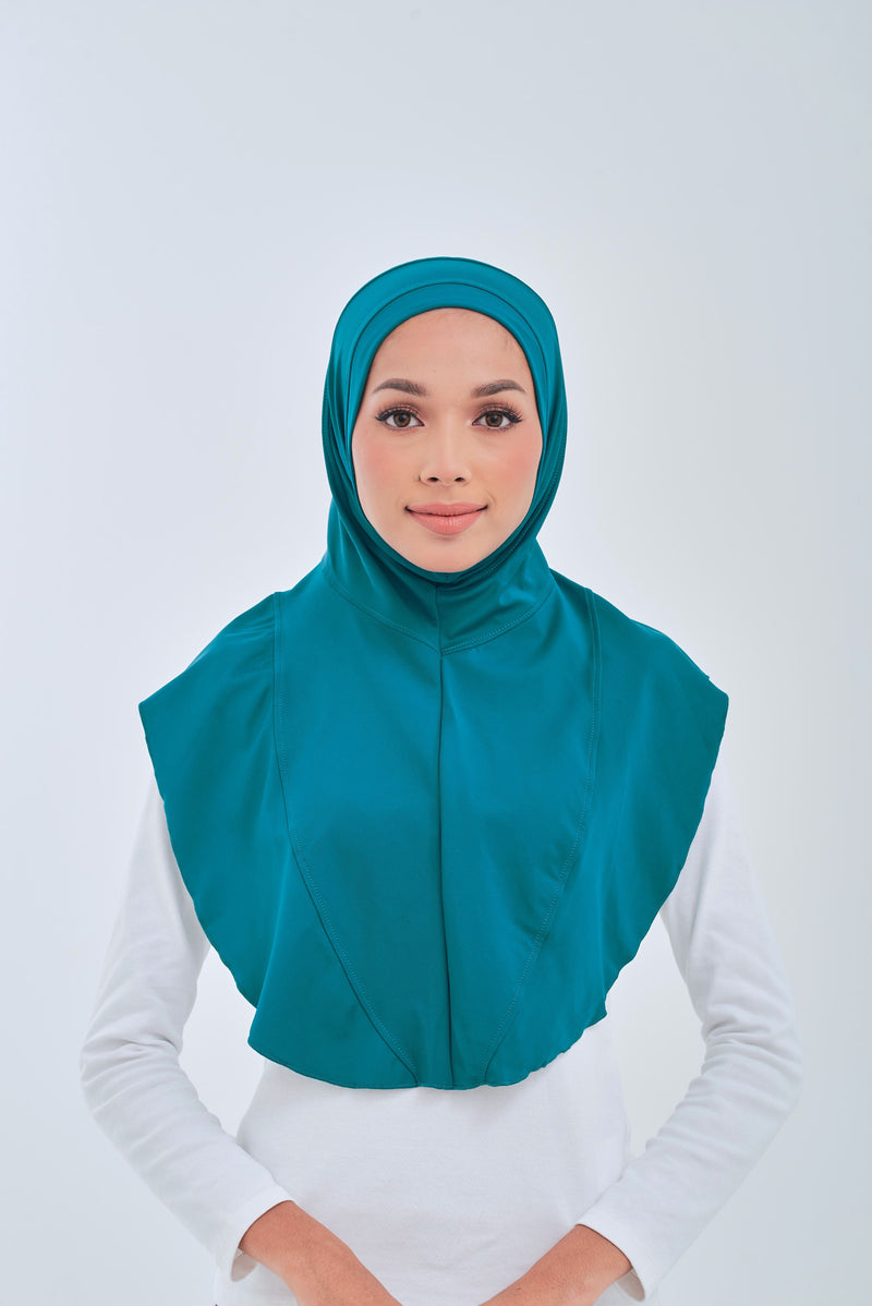 Maxi Swim Hijab - Dark Green