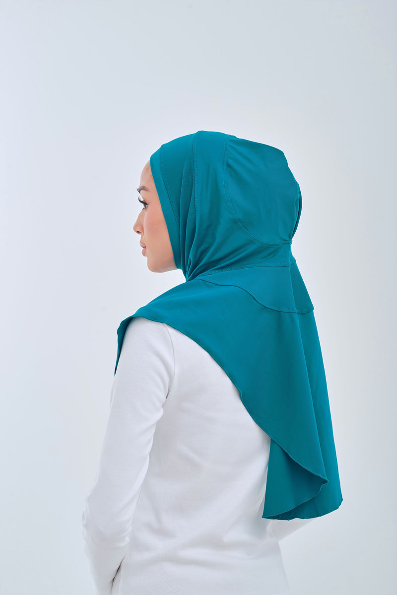 Maxi Swim Hijab - Dark Green