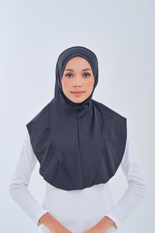 Maxi Swim Hijab - Black