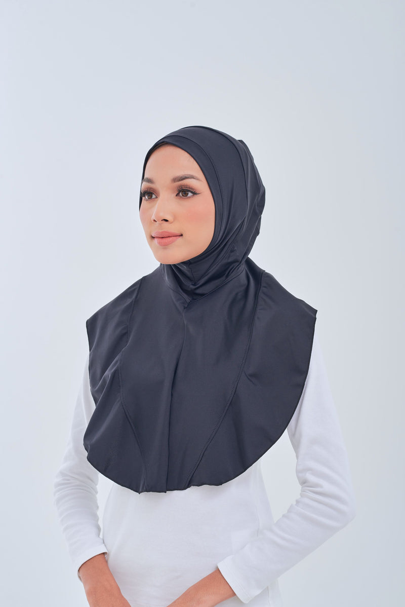Maxi Swim Hijab - Black