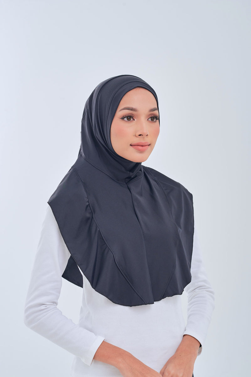Maxi Swim Hijab - Black