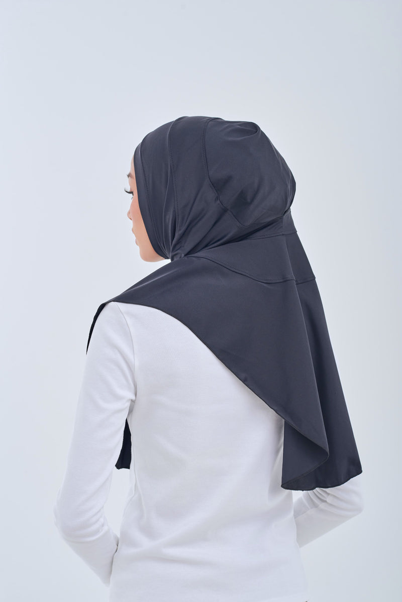 Maxi Swim Hijab - Black