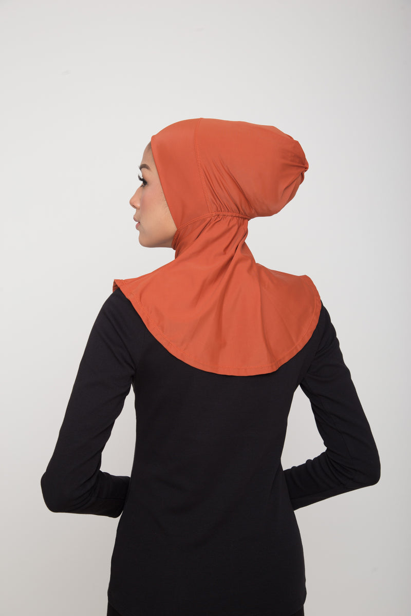 Swim Hijab (CLEARANCE) - Burnt Orange
