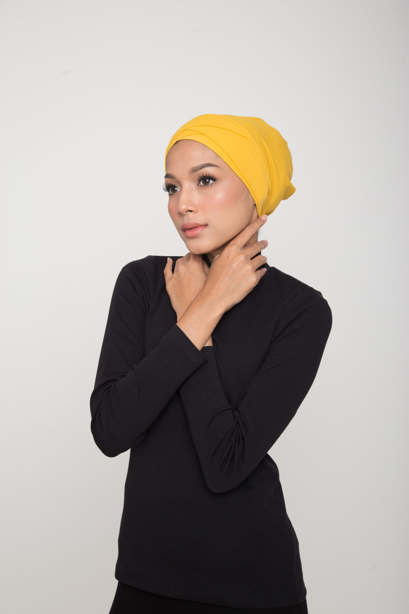 Swim Turban (CLEARANCE) - Yellow
